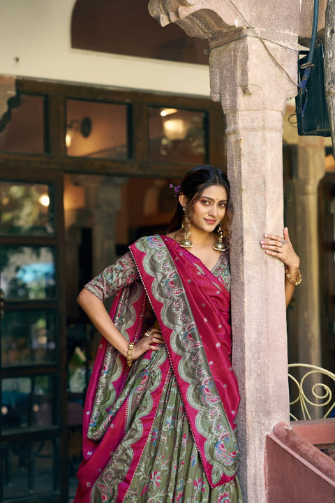 Pure Dolla Tusser Silk Chaniya Choli