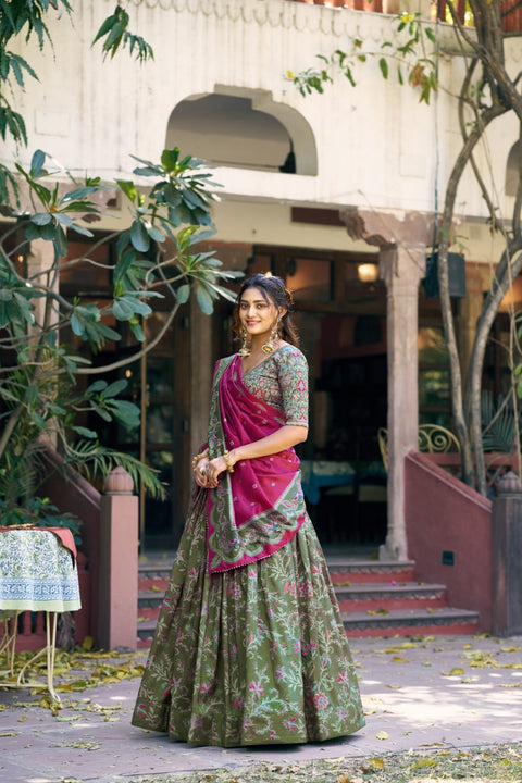Pure Dolla Tusser Silk Chaniya Choli