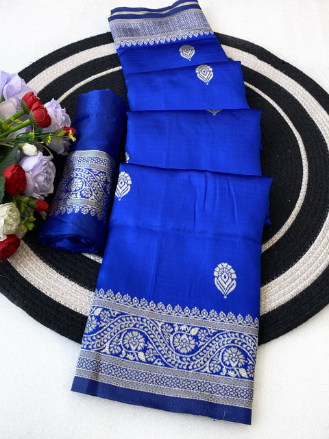 Banarasi Soft Silk Saree with Gold Zari | Premium Traditional Saree