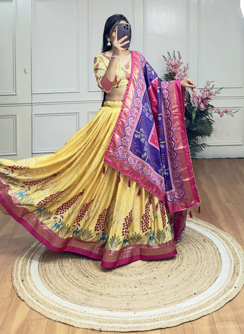 Pure Dolla Tusser Silk Chaniya Choli