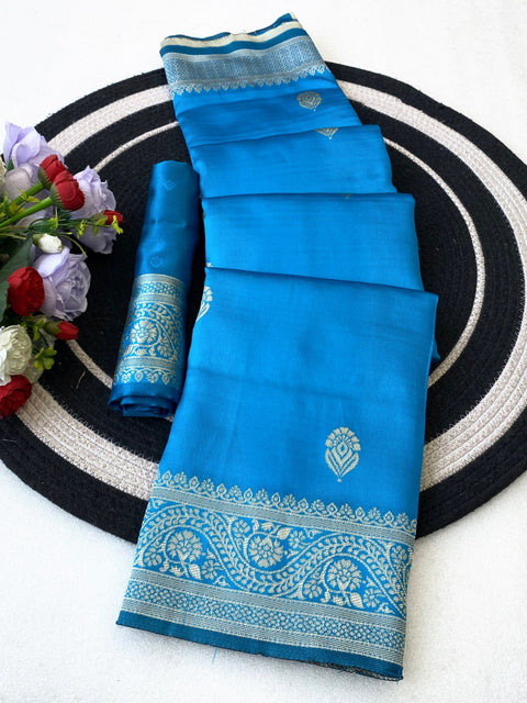 Banarasi Soft Silk Saree with Gold Zari | Premium Traditional Saree