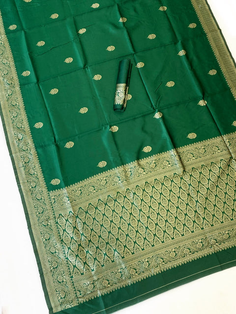 Banarasi Soft Silk Saree with Gold Zari | Premium Traditional Saree