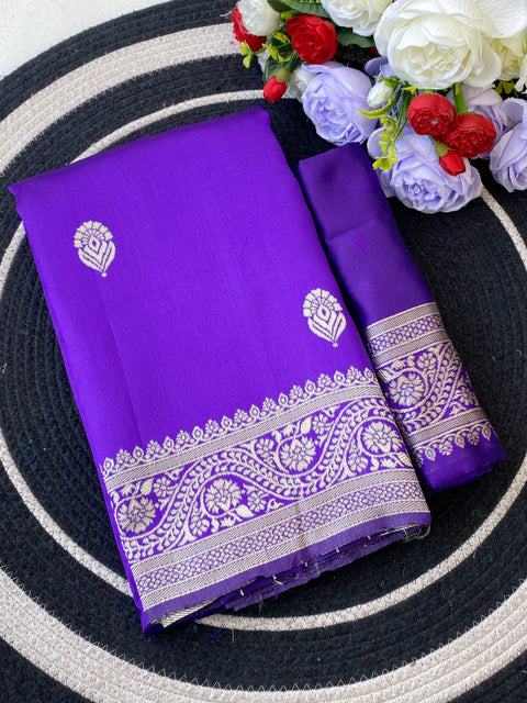 Banarasi Soft Silk Saree with Gold Zari | Premium Traditional Saree