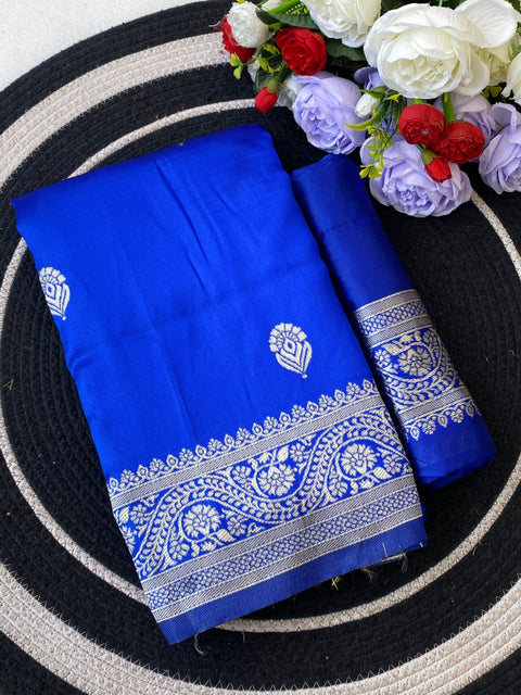 Banarasi Soft Silk Saree with Gold Zari | Premium Traditional Saree