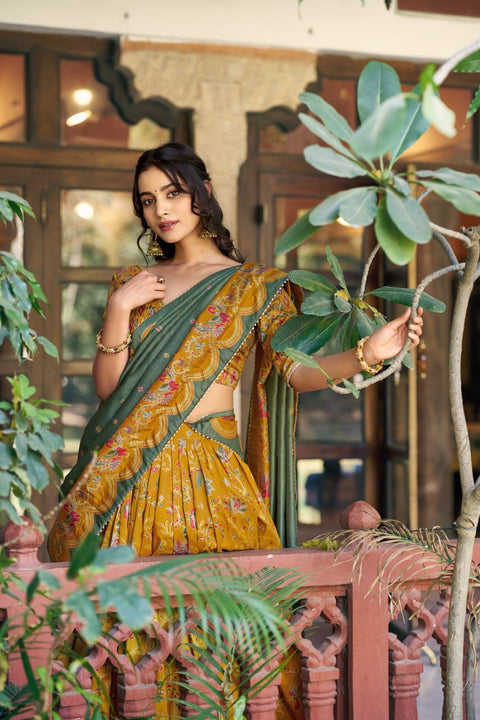 Pure Dolla Tusser Silk Chaniya Choli