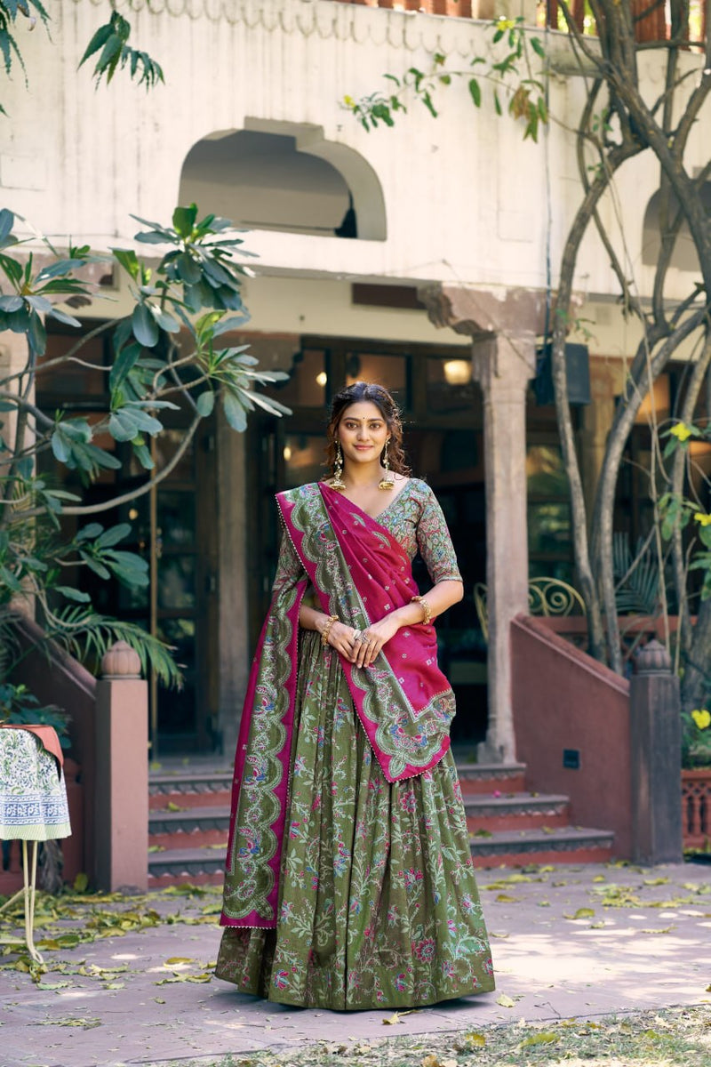 Pure Dolla Tusser Silk Chaniya Choli
