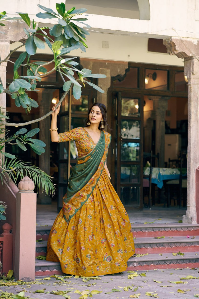 Pure Dolla Tusser Silk Chaniya Choli