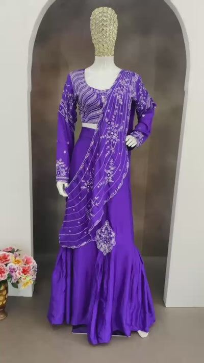 Mudra Royale Drape Lehenga Collection