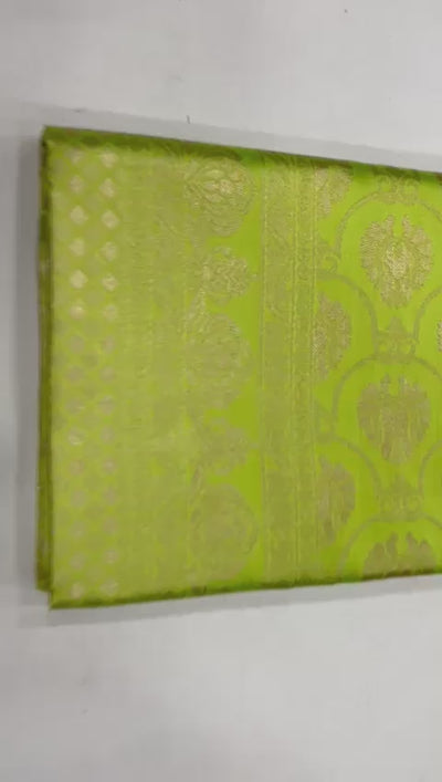 Premium Soft Lichi Silk Saree | All-Over Jacquard Weaving | Rich Designer Pallu & Jacquard Border Blouse