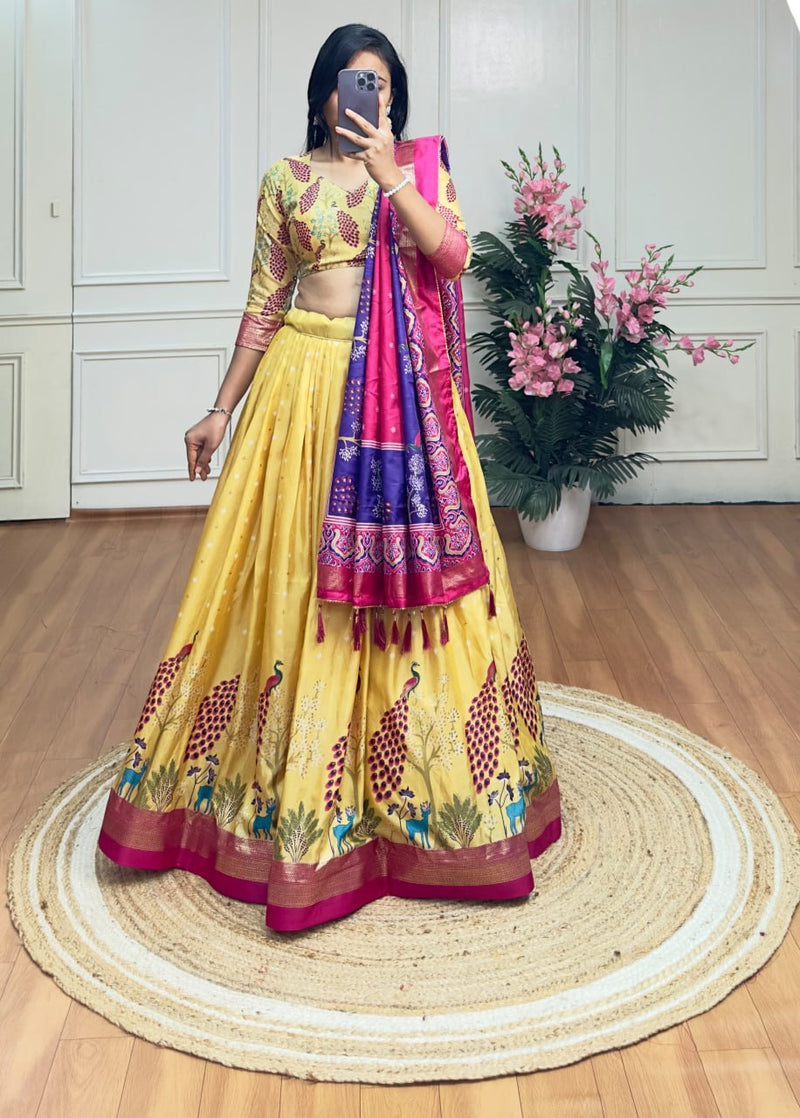 Pure Dolla Tusser Silk Chaniya Choli