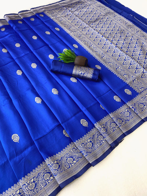 Banarasi Soft Silk Saree with Gold Zari | Premium Traditional Saree