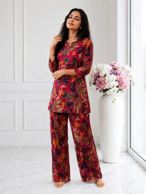 Trending Flower Special Co-ord Set Collection