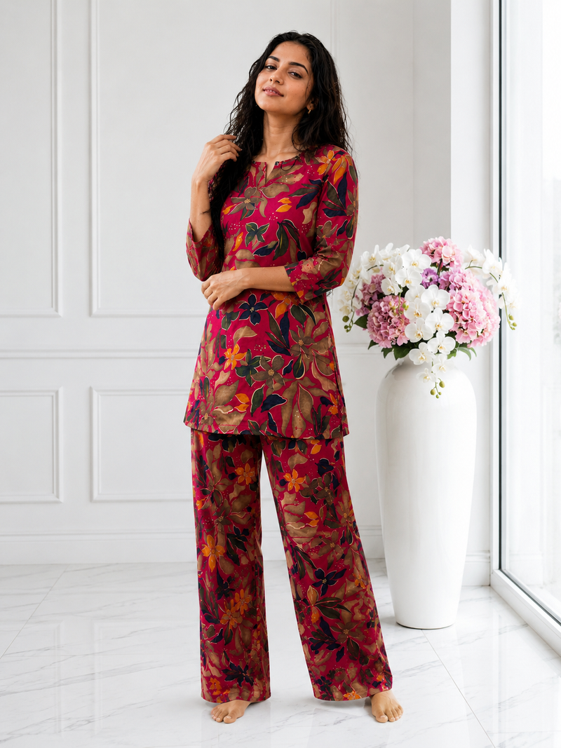 Trending Flower Special Co-ord Set Collection