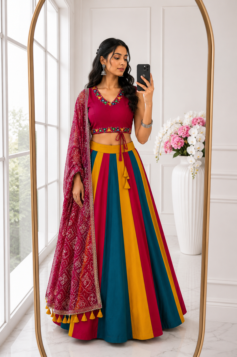 Navratri Premium Vintage Lehenga Choli Collection