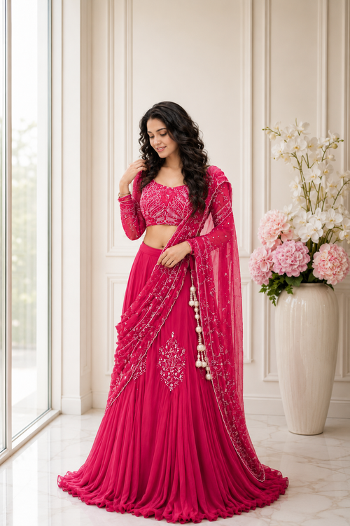 Mudra Royale Drape Lehenga Collection
