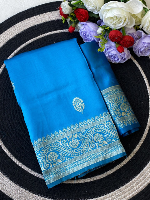 Banarasi Soft Silk Saree with Gold Zari | Premium Traditional Saree