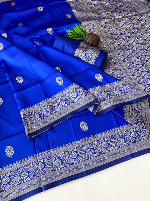Banarasi Soft Silk Saree with Gold Zari | Premium Traditional Saree