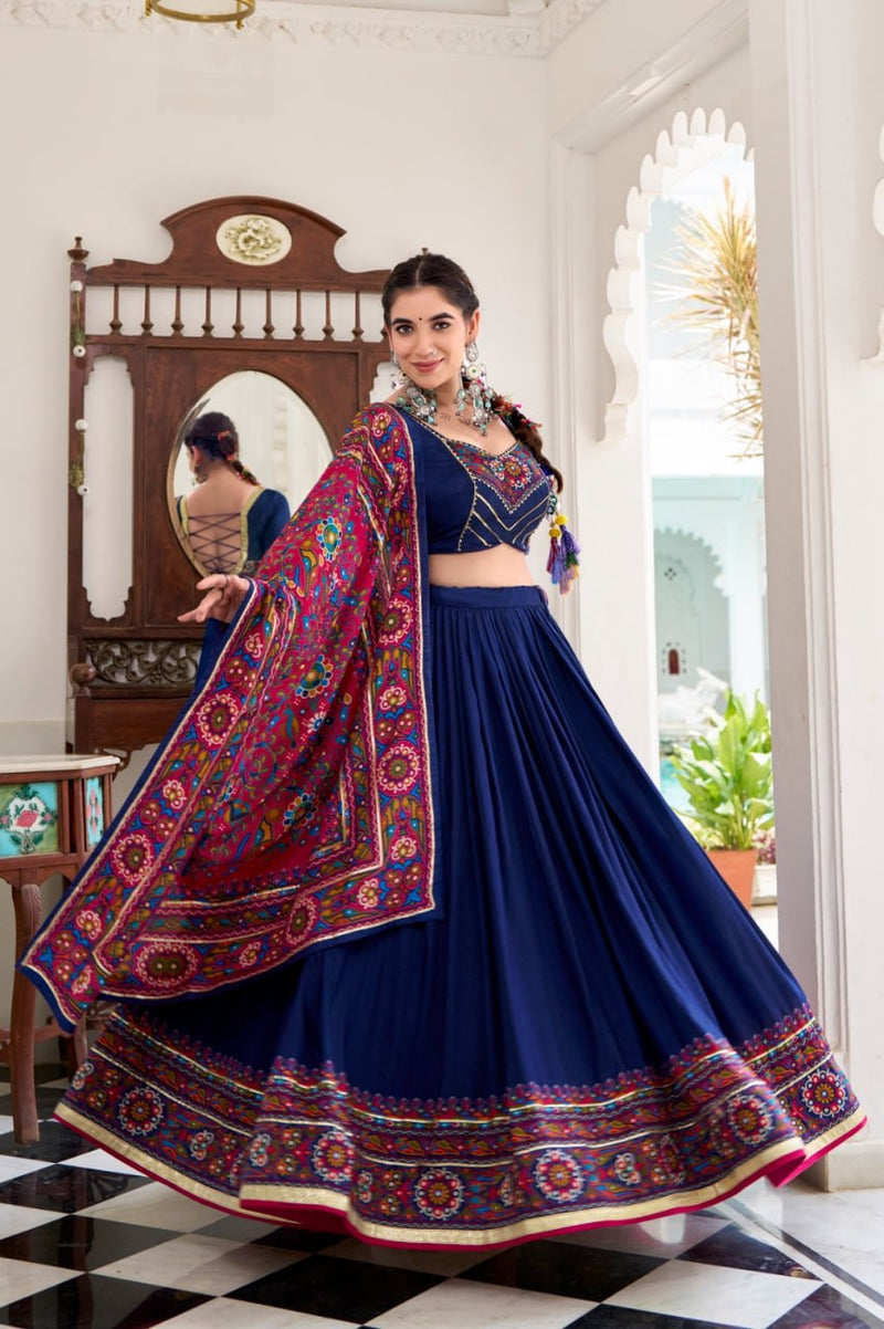 Pure Dolla Tusser Silk Chaniya Choli