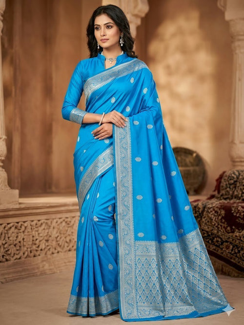 Banarasi Soft Silk Saree with Gold Zari | Premium Traditional Saree