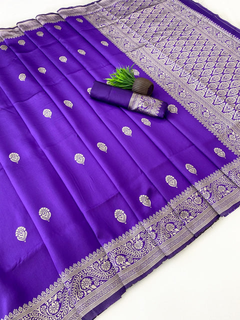 Banarasi Soft Silk Saree with Gold Zari | Premium Traditional Saree